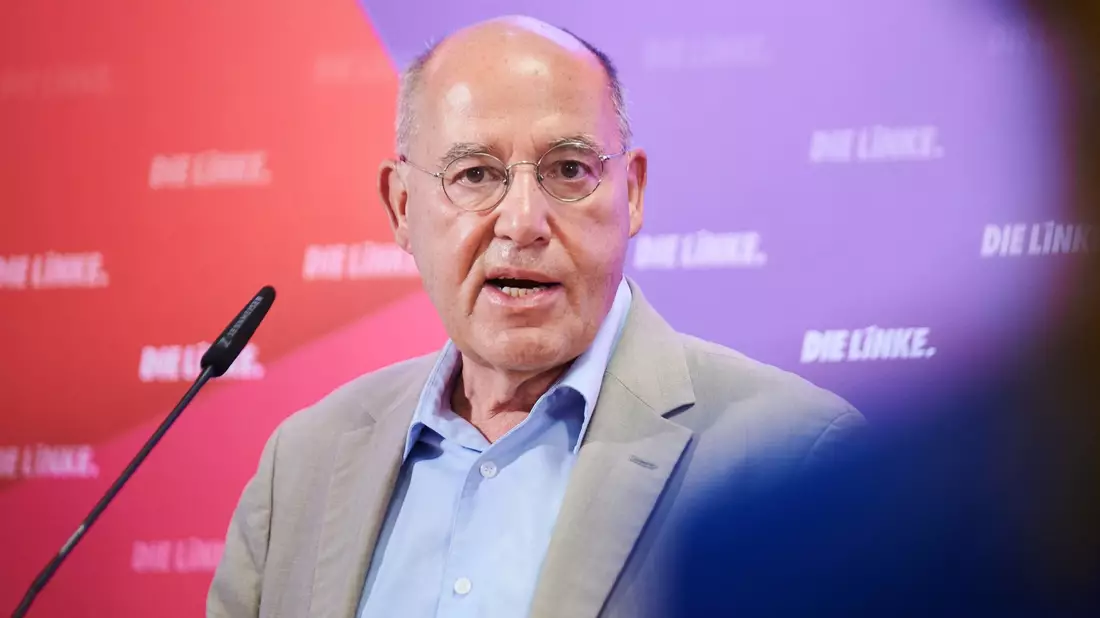 Gregor Gysi glaubt nicht, dass Wagenknecht bei der Bundestagswahl 2025 überzeugen kann. - Bild: Annette Riedl/dpa