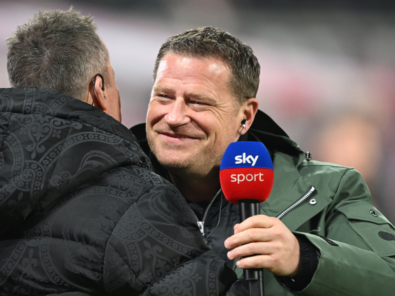 Haben beide eine Gladbacher- und Bayern-Vergangenheit: Max Eberl (r) und Lothar Matthäus. - Foto: Robert Michael/dpa