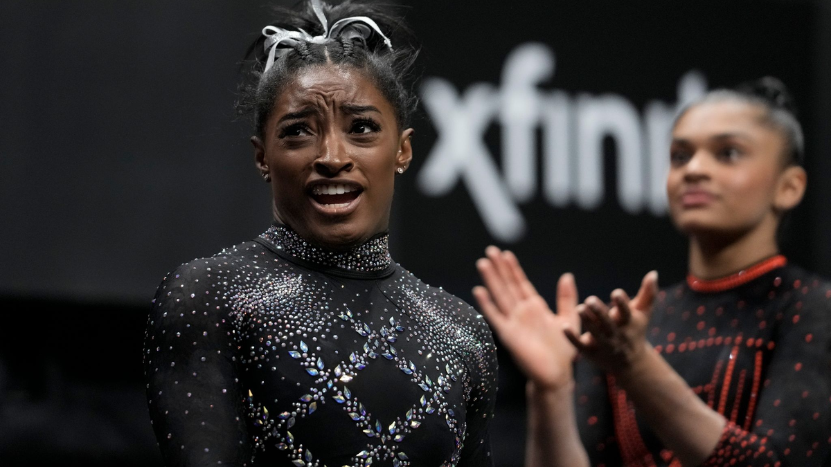 Gibt ihr WM-Comeback: Simone Biles. - Foto: Godofredo A. Vásquez/AP/dpa