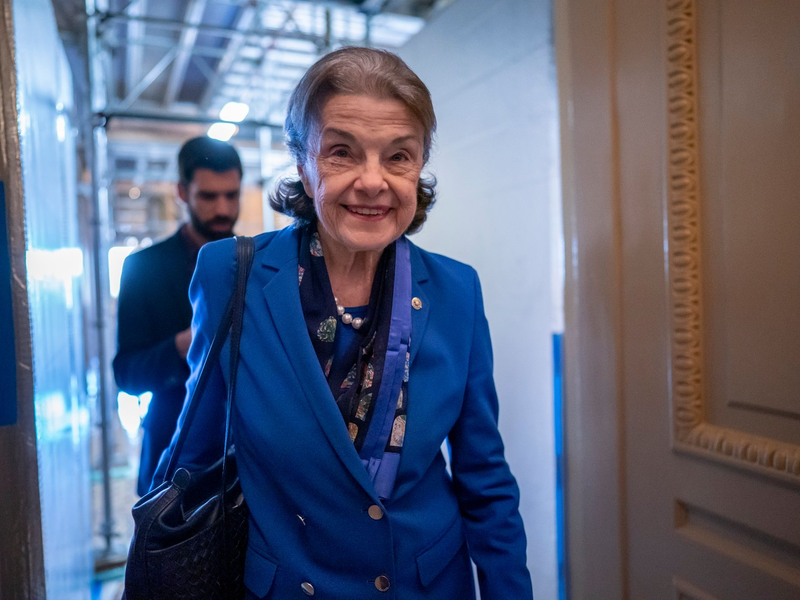 Dianne Feinstein auf einer Aufnahme vom Februar dieses Jahres. - Foto: J. Scott Applewhite/AP/dpa