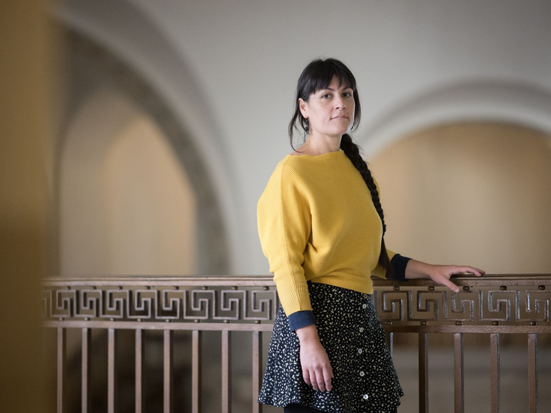 Diskriminierung wegen nackter Brüste? Gabrielle Lebreton ist in Berlin vor Gericht gezogen. - Foto: Sebastian Christoph Gollnow/dpa