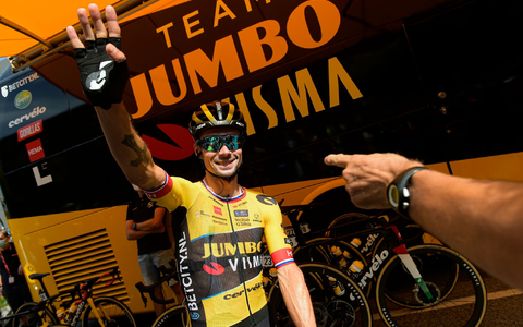Der Slowene Primoz Roglic wird das erfolgreiche Team Jumbo Visma verlassen. - Foto: Alvaro Barrientos/AP/dpa Der Slowene Primoz Roglic wird das erfolgreiche Team Jumbo Visma verlassen. - Foto: Alvaro Barrientos/AP/dpa