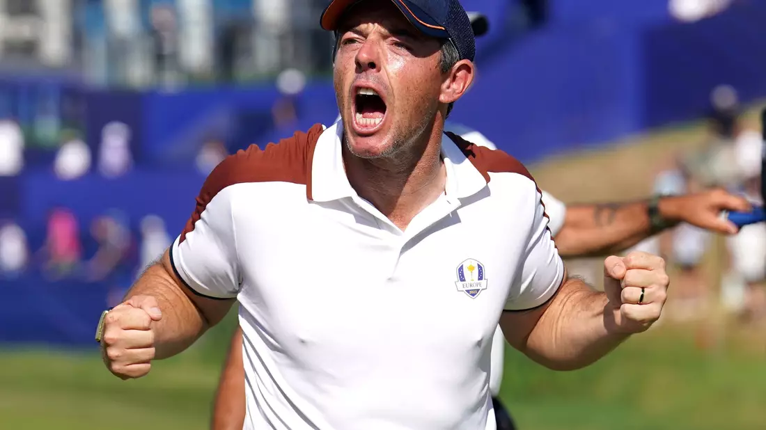 Ist mit dem Team Europa beim Ryder Cup auf Siegkurs: Rory McIlroy. - Bild: David Davies/PA Wire/dpa