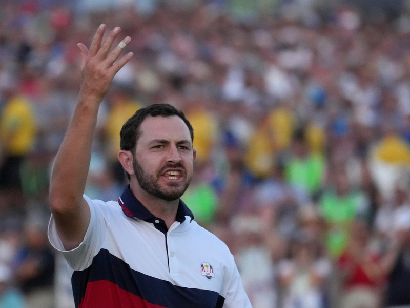 Dementierte einen Medienbericht, dass er für eine Spaltung des US-Teams gesorgt haben soll: Patrick Cantlay. - Foto: Andrew Medichini/AP/dpa