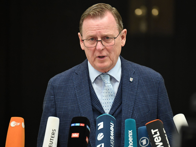 «Wir müssen uns aber auch eingestehen, dass der Einheitsprozess weder strukturell noch in den Köpfen oder gar in den Herzen abgeschlossen ist», sagt Thüringens Ministerpräsident Bodo Ramelow. - Foto: Lukas Fortkord/dpa