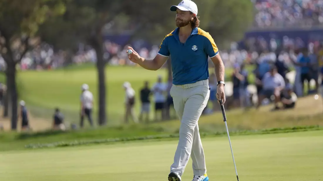 Tommy Fleetwood aus Großbritannien von Team Europa entschied das Turnier zugunsten der Europäer. - Bild: Andrew Medichini/AP/dpa
