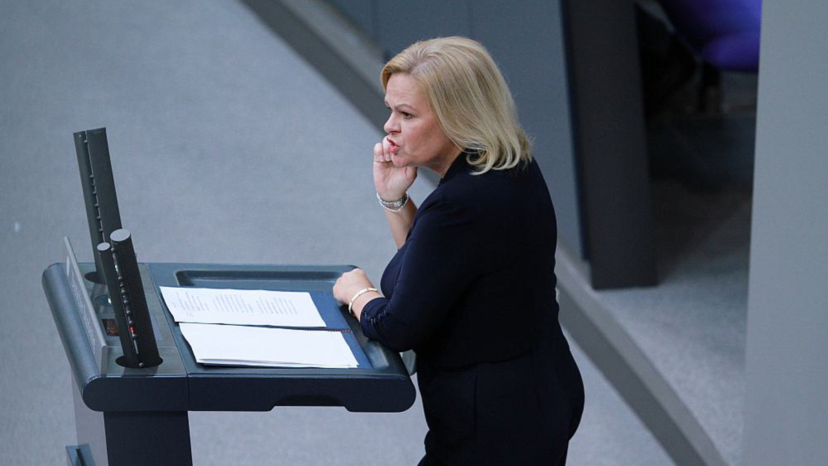 Nancy Faeser (Archiv) - Foto: ?ber dts Nachrichtenagentur