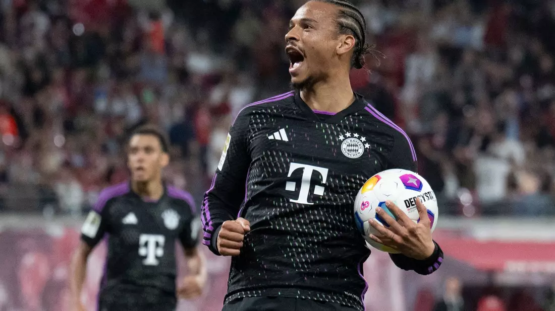 Steht vor seinem 50. Einsatz in der Champions League: Leroy Sané. - Bild: Hendrik Schmidt/dpa