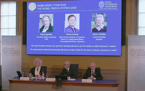 Bekanntgabe Physik-Nobelpreis am 03.10.2023 - Foto: ?ber dts Nachrichtenagentur