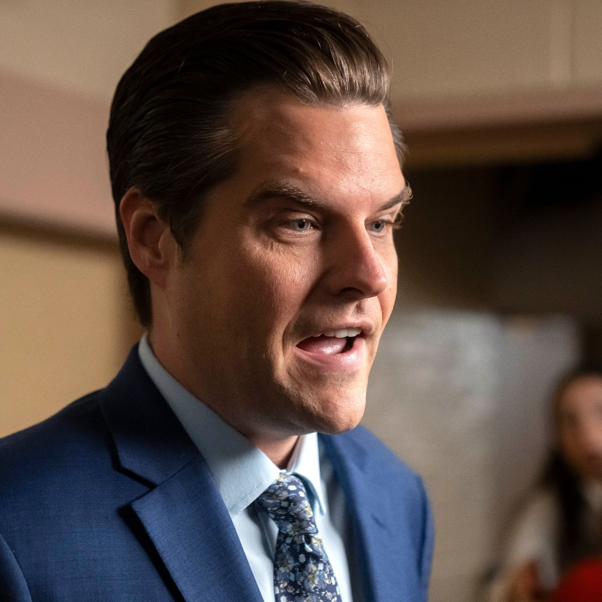 Hardliner Matt Gaetz gilt als das Gesicht der Rebellion. - Foto: Mark Schiefelbein/AP/dpa