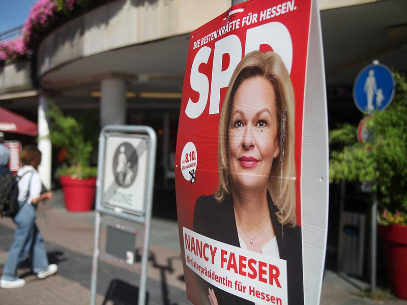 SPD-Wahlplakat zur Landtagswahl in Hessen 2023 - Foto: ?ber dts Nachrichtenagentur