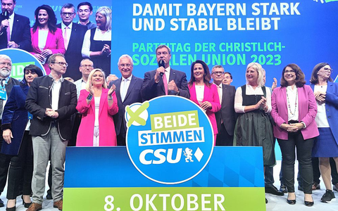Markus Söder mit CSU-Kandidaten für die Landtagswahl 2023 am 8. Oktober - Foto: ?ber dts Nachrichtenagentur