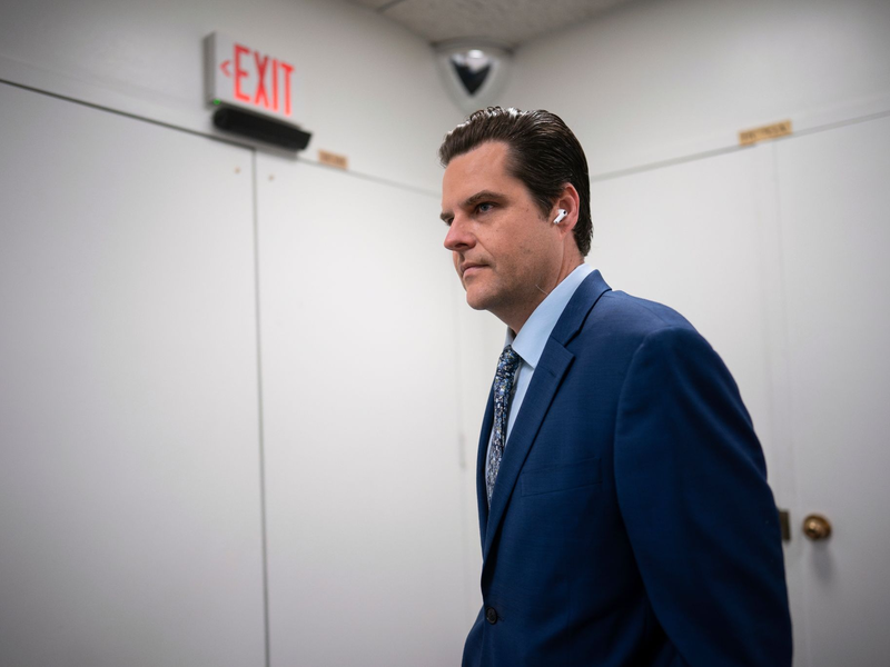 Der 41-jährige Anwalt Gaetz zählt zu den Hardlinern der Republikaner im Repräsentantenhaus, in dem er seit 2017 sitzt. - Foto: J. Scott Applewhite/AP/dpa