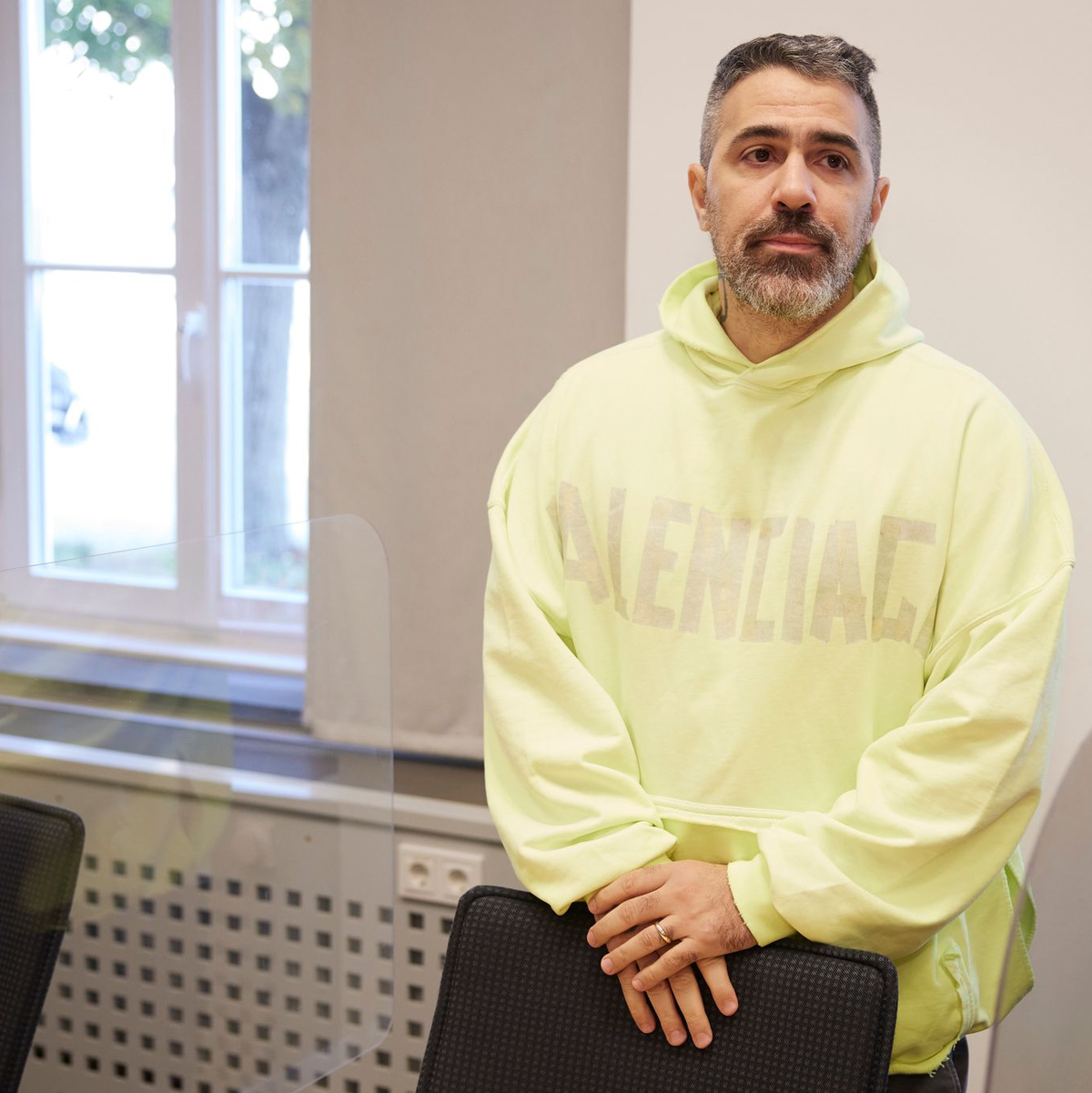 Bushido im Oberlandesgericht bei der Fortsetzung eines Zivilprozesses um eine Wohnanlage in Rüdersdorf (Märkisch-Oderland). - Foto: Joerg Carstensen/dpa