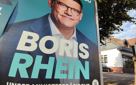 CDU-Wahlplakat zur Landtagswahl in Hessen 2023 - Foto: ?ber dts Nachrichtenagentur