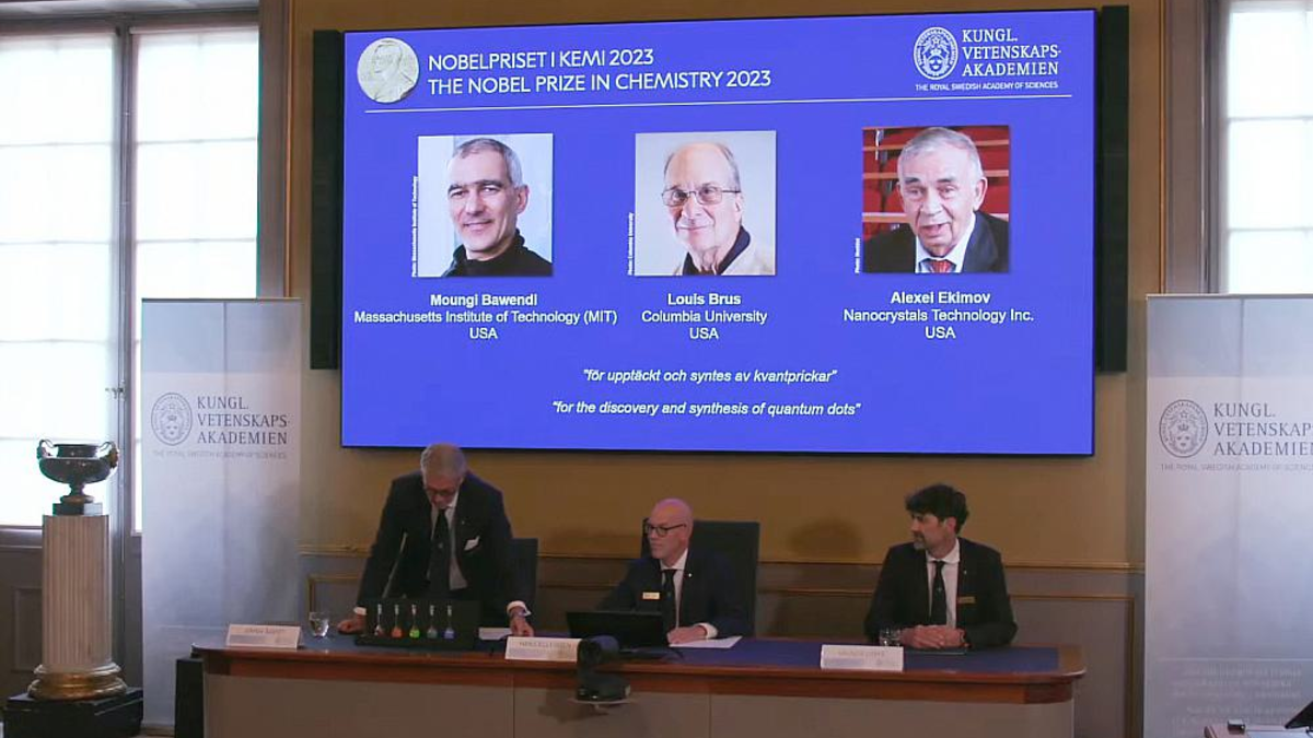 Bekanntgabe Chemie-Nobelpreis am 04.10.2023 - Foto: ?ber dts Nachrichtenagentur