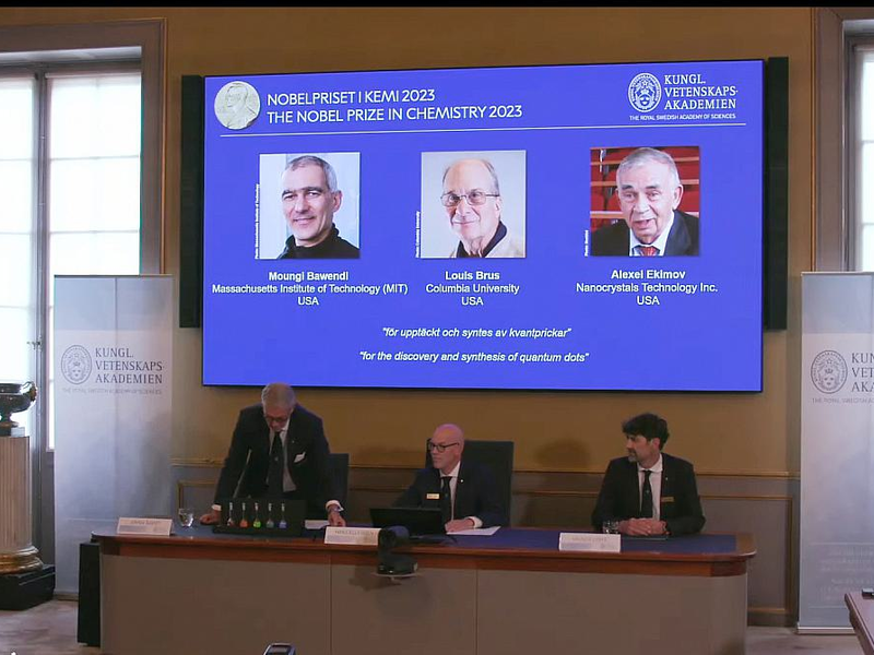 Bekanntgabe Chemie-Nobelpreis am 04.10.2023 - Foto: ?ber dts Nachrichtenagentur