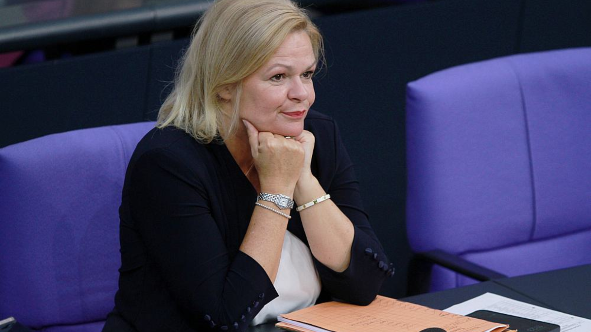 Nancy Faeser (Archiv) - Foto: ?ber dts Nachrichtenagentur