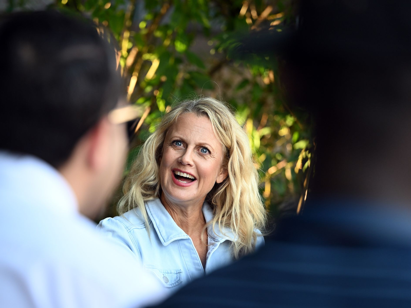 Barbara Schöneberger moderiert im Ersten wieder «Verstehen Sie Spaß?». - Foto: Soeren Stache/dpa/Archiv