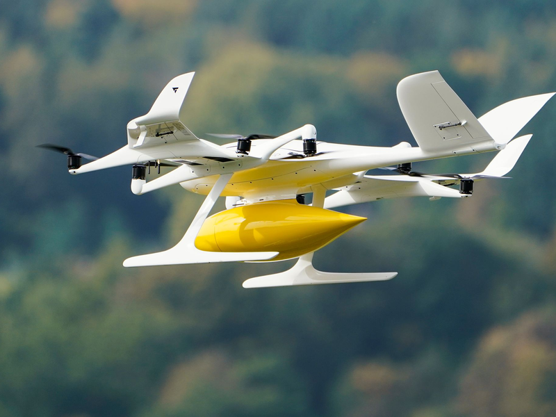 Drohnen und Lastenräder sollen Einkäufe zu den Menschen nach Hause bringen. - Foto: Uwe Anspach/dpa