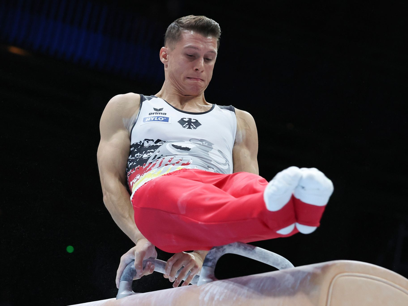 War im WM-Mehrkampf chancenlos: Lukas Dauser. - Foto: Geert vanden Wijngaert/AP