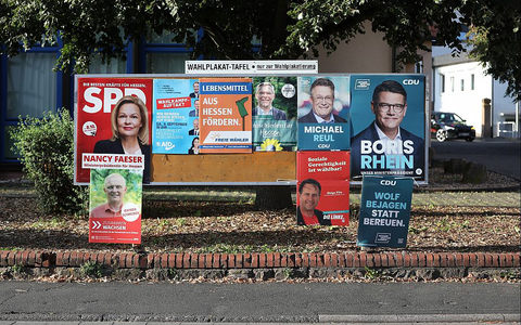 Wahlplakate zur Landtagswahl in Hessen 2023 (Archiv) - Foto: ?ber dts Nachrichtenagentur