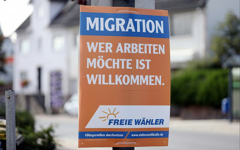 Wahlplakat der Freien Wähler zur Landtagswahl in Hessen 2023 (Archiv) - Foto: ?ber dts Nachrichtenagentur