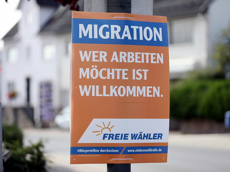 Wahlplakat der Freien Wähler zur Landtagswahl in Hessen 2023 (Archiv) - Foto: ?ber dts Nachrichtenagentur