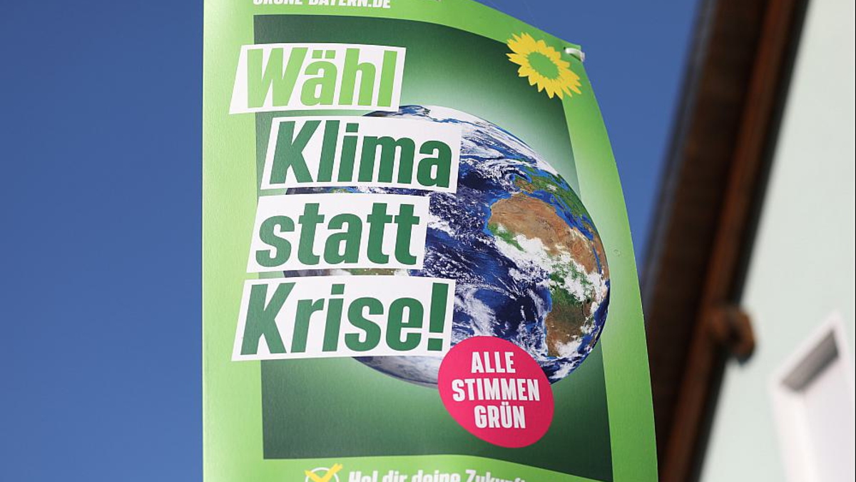Grünen-Wahlplakat zur Landtagswahl in Bayern 2023 (Archiv) - Foto: ?ber dts Nachrichtenagentur