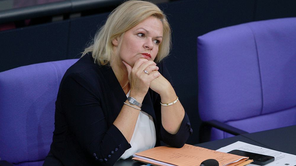 Nancy Faeser (Archiv) - Foto: ?ber dts Nachrichtenagentur