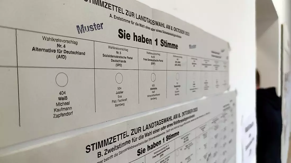 Landtagswahl in Bayern am 08.10.2023 - Bild: ?ber dts Nachrichtenagentur