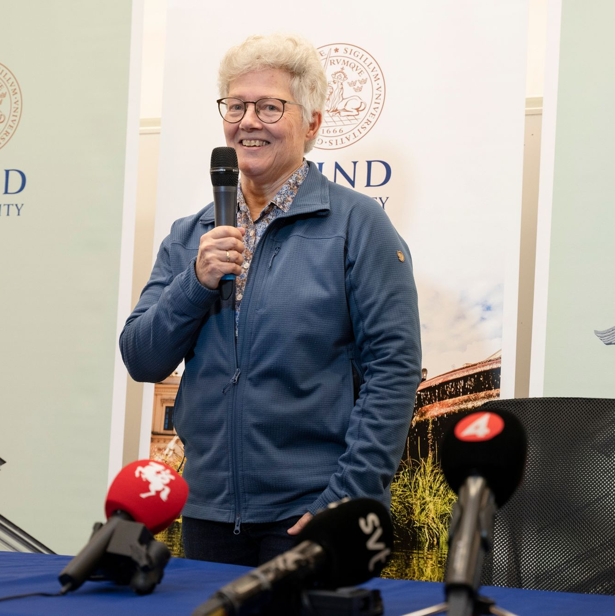 Anne L'Huillier ist eine der diesjährigen Nobelpreisträgerinnen für Physik. - Foto: Ola Torkelsson/TT News Agency/AP/dpa