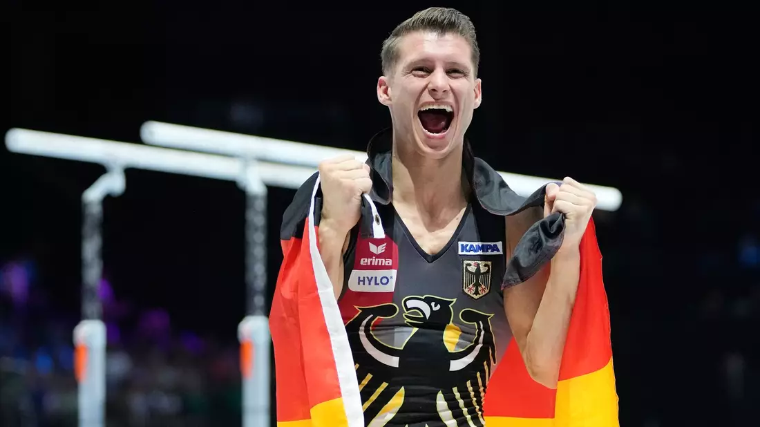 Turner Lukas Dauser ist Sportler des Jahres. - Bild: Geert vanden Wijngaert/AP/dpa