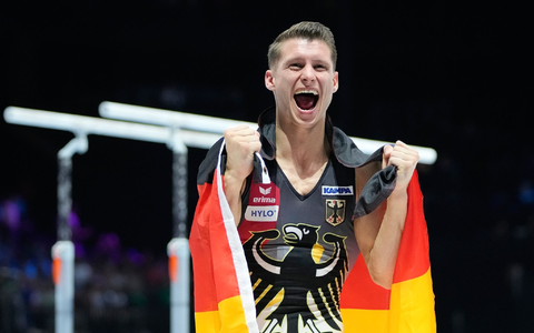 Turner Lukas Dauser ist Sportler des Jahres. - Foto: Geert vanden Wijngaert/AP/dpa