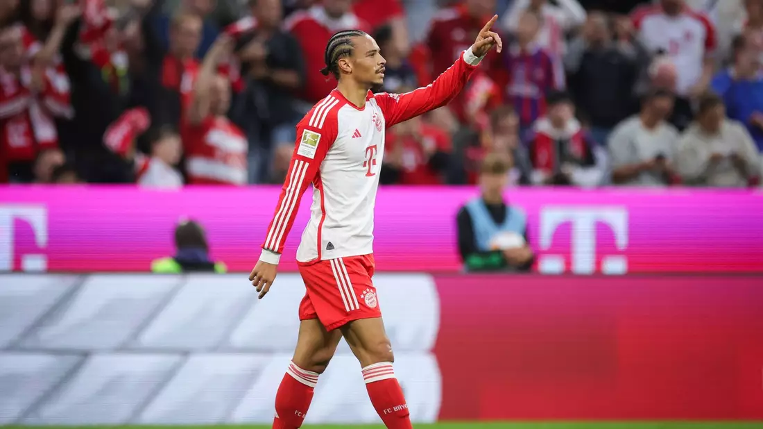 Einmal mehr stark: Auch gegen Freiburg ist Bayerns Leroy Sané entscheidend. - Bild: Christian Charisius/dpa