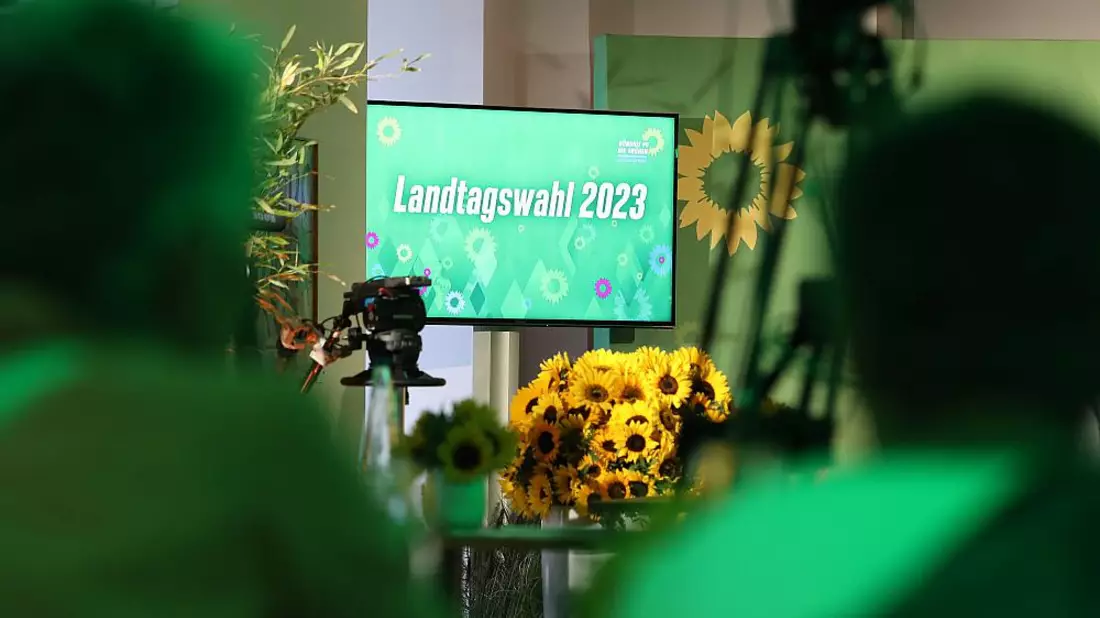 Landtagswahl in Bayern: Grünen-Wahlparty am 08.10.2023 - Bild: ?ber dts Nachrichtenagentur