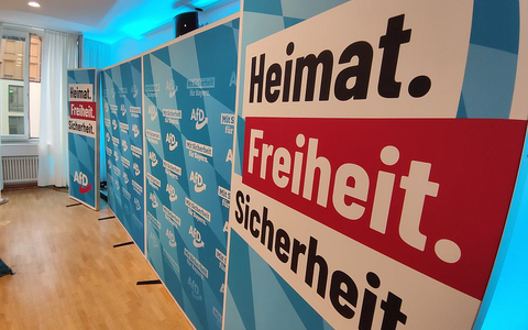Landtagswahl in Bayern: AfD-Wahlparty am 08.10.2023 - Foto: ?ber dts Nachrichtenagentur
