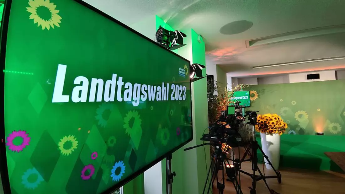Landtagswahl in Bayern: Grünen-Wahlparty am 08.10.2023 - Bild: ?ber dts Nachrichtenagentur