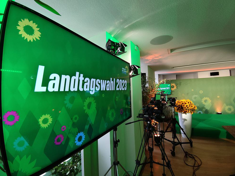 Landtagswahl in Bayern: Grünen-Wahlparty am 08.10.2023 - Foto: ?ber dts Nachrichtenagentur