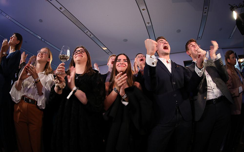 Landtagswahl in Bayern: Jubel auf CSU-Wahlparty am 08.10.2023 - Foto: ?ber dts Nachrichtenagentur