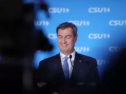 Markus Söder am 08.10.2023 - Foto: ?ber dts Nachrichtenagentur