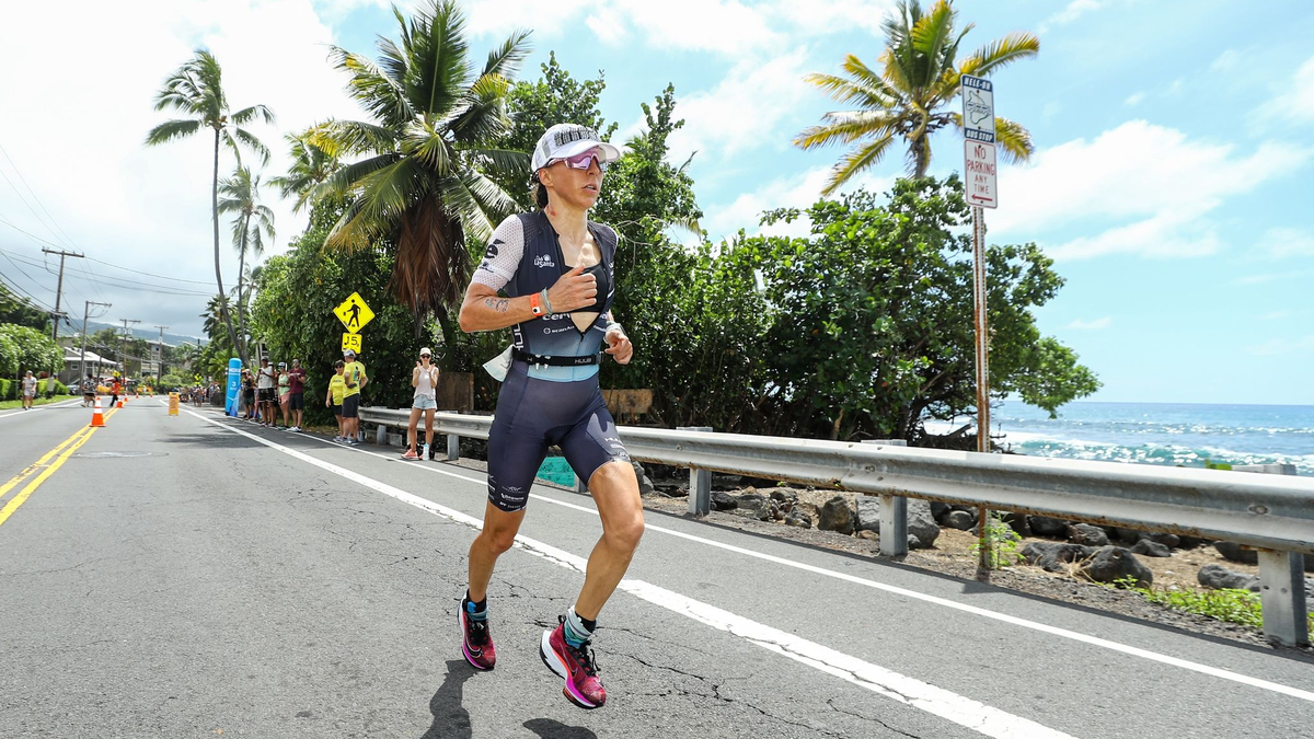 Die deutsche Anna Haug nimmt am Triathlon im US-Bundesstaat Hawaii teil. - Foto: David Pintens/BELGA/dpa