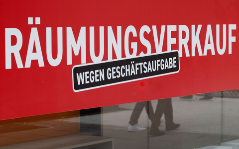 Die Zahl der Insolvenzen in Deutschland ist zuletzt gestiegen. - Foto: Bernd Weißbrod/dpa