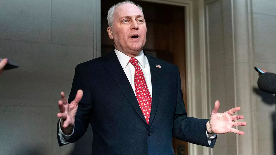 Steve Scalise ist die bisherige republikanische Nummer zwei im US-Repräsentantenhaus und hat die parteiinterne Abstimmung mit 113 zu 99 Stimmen gewonnen. - Bild: Jose Luis Magana/FR159526 AP/AP/dpa