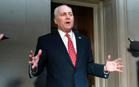 Steve Scalise ist die bisherige republikanische Nummer zwei im US-Repräsentantenhaus und hat die parteiinterne Abstimmung mit 113 zu 99 Stimmen gewonnen. - Foto: Jose Luis Magana/FR159526 AP/AP/dpa