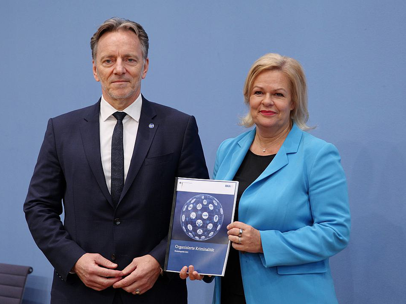 Holger Münch und Nancy Faeser am 12.10.2023 - Foto: ?ber dts Nachrichtenagentur