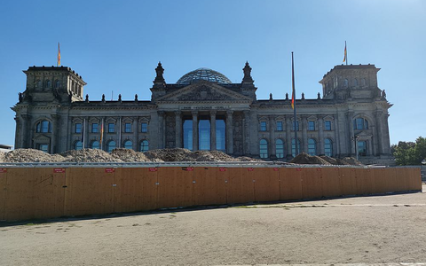 Baustelle vor Deutschem Bundestag (Archiv) - Foto: über dts Nachrichtenagentur