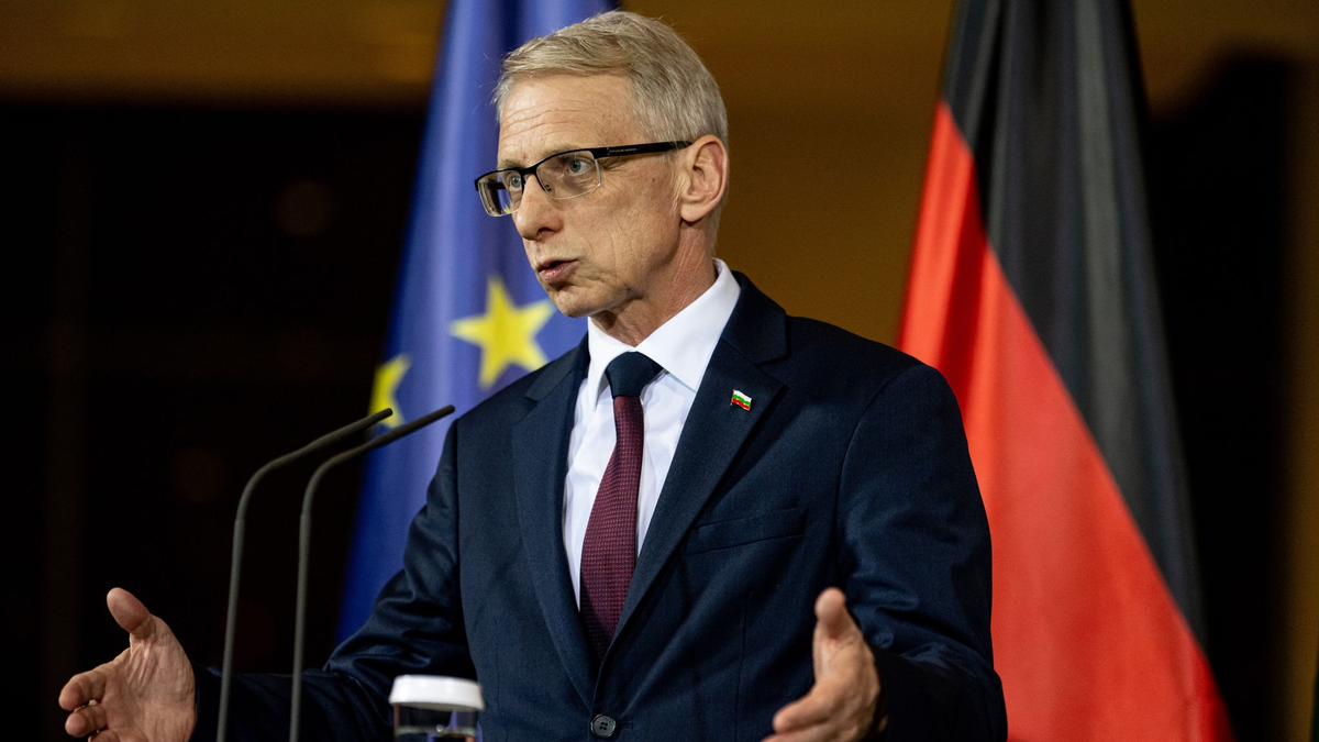 Der bulgarische Ministerpräsident Nikolaj Denkow. - Foto: Fabian Sommer/dpa