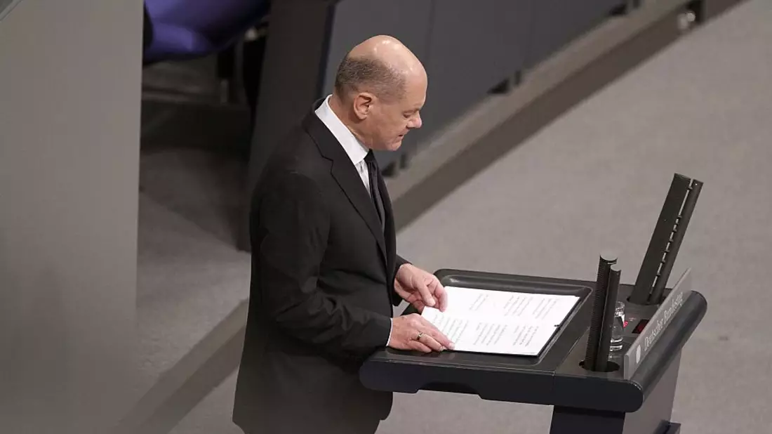 Olaf Scholz am 12.10.2023 - Bild: über dts Nachrichtenagentur