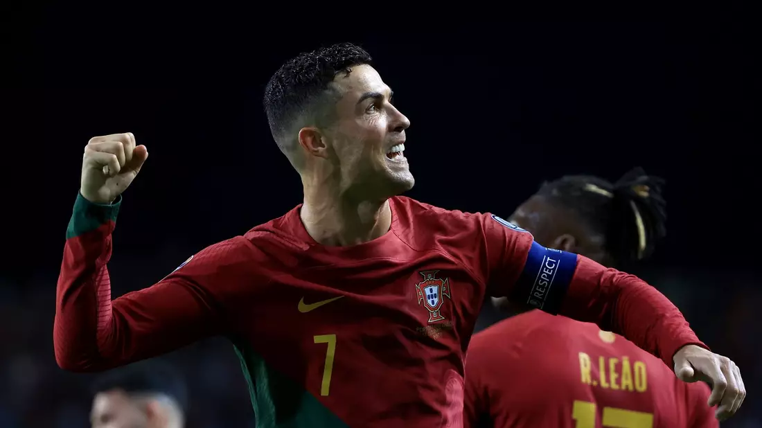 Portugals Cristiano Ronaldo traf gegen die Slowakei doppelt. - Bild: Luis Vieira/AP/dpa